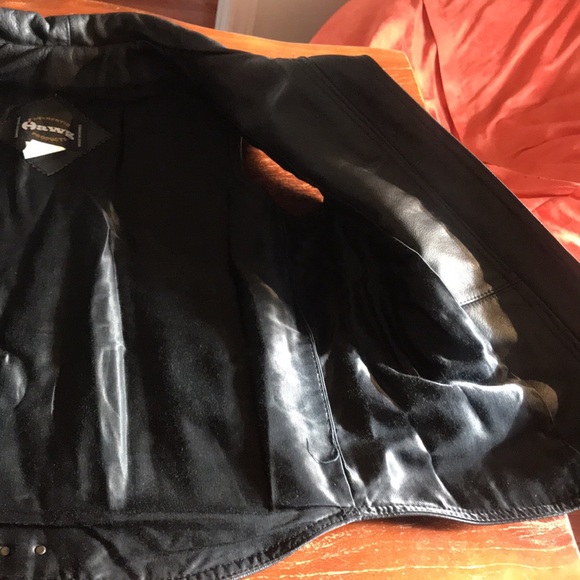 Leather Biker Vest - Picture 15 of 17